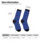 thumbnail image 2 of Balery Blue Gold Grid Lantern Shapes Calcetas Largas con Estampado para Hombre y Mujer – Suaves y Transpirables, Talla Única (US 5-11), 2 of 6