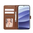 thumbnail image 2 of For Xiaomi Redmi Note 14 Pro 4G Wallet Phone Case Pattern Imprint Leather Flip Cover - Green, 2 of 5