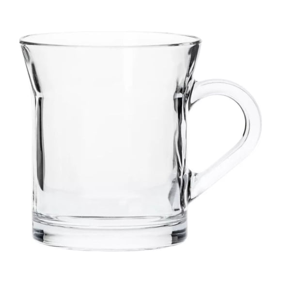 Taza Capuchino de Vidrio 355 ml 6 Piezas