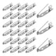 thumbnail image 1 of 100 Pcs Brooch Pins,Secure Brooch Pin,Secure Back Clasp with Back Bar Fastener,Silver Bar Pins,Silver Badge Pin Backs, 1 of 5