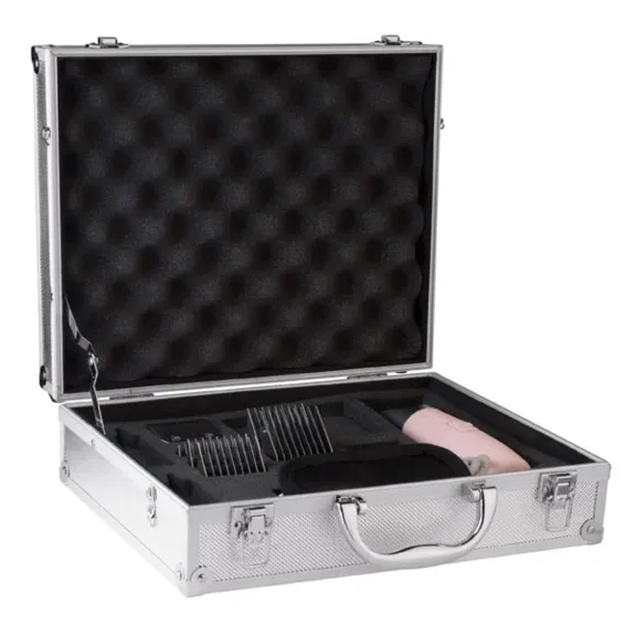 Clipper Case Aluminum Groomer Stylist Barber Travel Comb Blade and Tool Protect (1 Clipper Case)