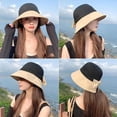thumbnail image 3 of LinYooLi Women's Sun Hats with Wide Brim Floppy Beach Hat Packable Breathable with Bowknot for Summer Vacation, 3 of 5