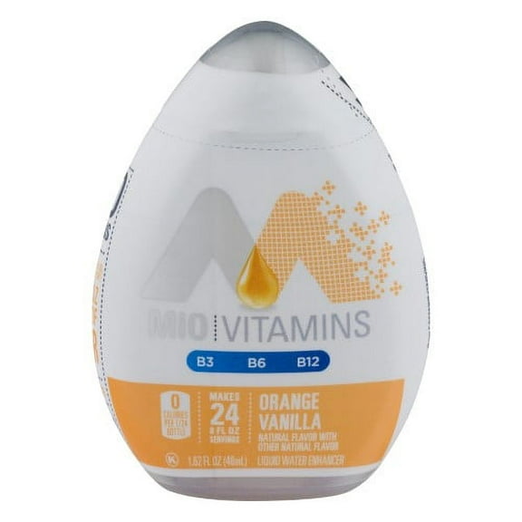 Mio Energy Liquid Water Enhancer Orange Vanilla (Pack of 3)