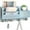 Blue, variant on Rebee Vision Key and Mail Holder Wall Mount - Mail Organizer Wall Mount with 7 Hooks and Mail Sorter (Black,16inch)