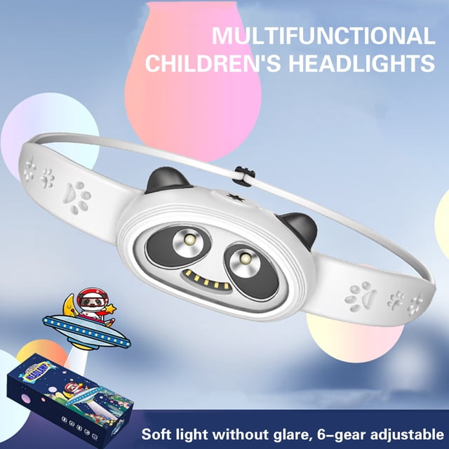 Mini faro para niños IPX4 a prueba de agua 800mAh Faro para acampar para niños (blanco) Wdftyju Para estrenar