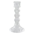 thumbnail image 3 of Taper Candle Holders Bulk, Clear Glass Candlestick Holders for Centerpieces, Modern Wedding Decor,Elegant Table Decorations for Dining, Anniversary,Party&Home Centerpiece Decor, 3 of 6