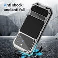 thumbnail image 4 of For iPhone 15 Pro Case Heavy Duty Protection With Built in Lens Screen Protector Rugged Stand 360 Full Body Military Grade Metal Bumper Phone Cases Men  15 Pro 6.1(Silver, 15 Pro Case 6.1 2023), 4 of 13
