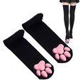 thumbnail image 1 of Calcetines hasta el muslo SUPTEC Cat Paw para niñas y mujeres, Navidad, 1 of 6