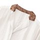 thumbnail image 4 of Prendas de abrigo y chaquetas informales sin capucha de manga larga para mujer, blusas cómodas con cuello vuelto y botones de cuello redondo y manga larga, informales y elásticas., 4 of 7