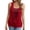 Red, variant on Womens Beach Clothes Kelon Womens Tank Tops Cowl Neck Business Casual Office Top Summer Spring Clothes, XL