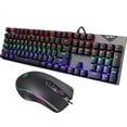 thumbnail image 1 of Combo de ratón y teclado con cable HXSJ L300 Teclado retroiluminado RGB N-key, 1 of 8