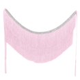 thumbnail image 4 of vigerkar Fringe Belly Skirt Sequin Tassel Dance Skirt Short Belly Hip Scarf Rave Party Skirts for Women Pink, A, 4 of 5