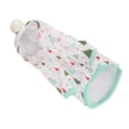 thumbnail image 3 of Sudadera con capucha para perro con estampado de árbol de Navidad verde sobre blanco, suave y cálida para perros y gatos pequeños y medianos (talla L), 3 of 14