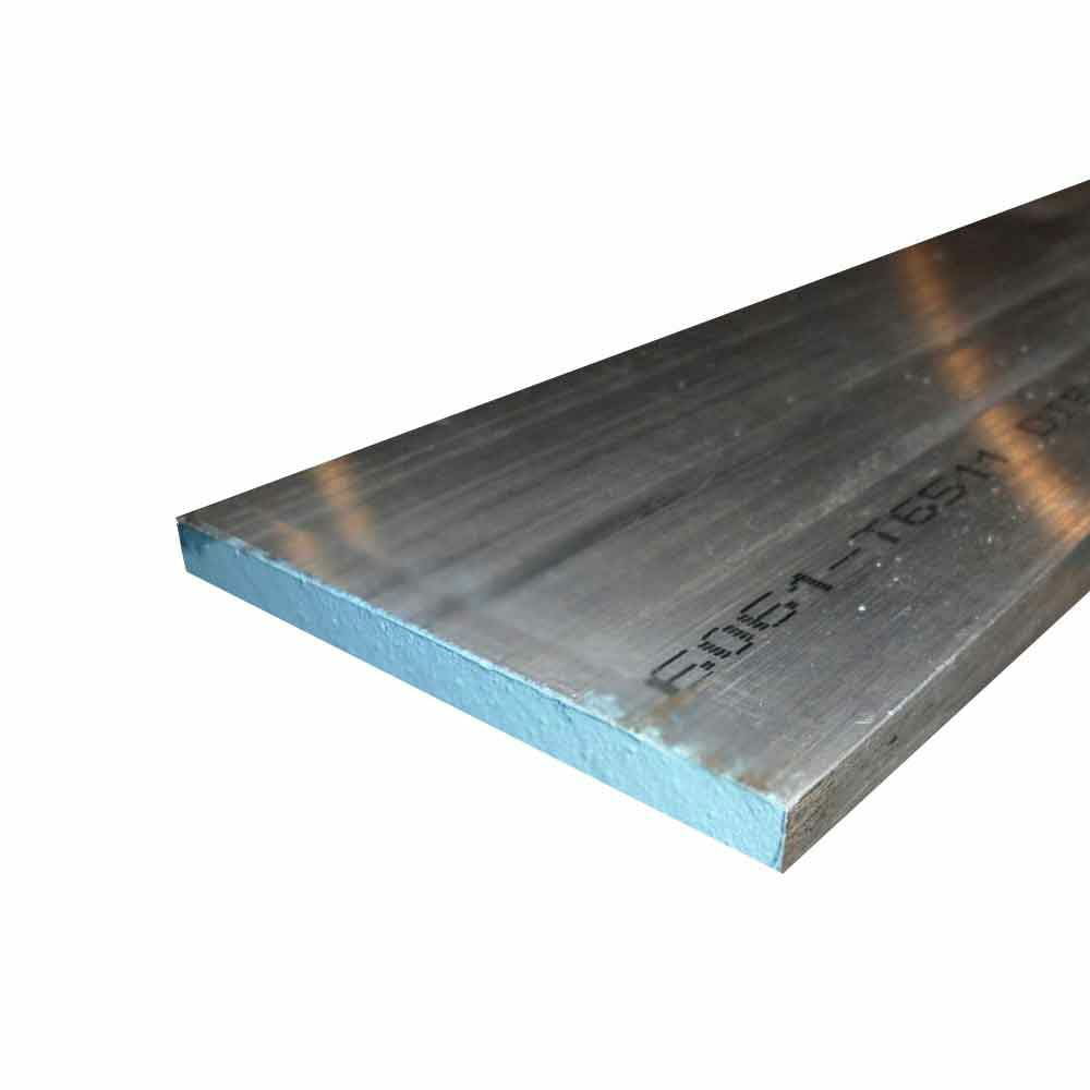 1" x 1-1/2" Aluminum Flat Bar 10" Length 6061 Plate T6511 Mill Stock 1" 