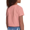 thumbnail image 5 of Uourmeti Cat Kids Short Sleeve T-Shirt Cute Short Crewneck Pullover Lightweight Loose Athletic Crop Top for 5-14Y Girls, 5 of 6