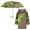Camo Dinosaur, variant on Rising Star Kids Jackets Set, 5-7 Years, Girls Rain Coat with Hood, Matching Kids Umbrella, Girls Rain Jacket in Unicorn Design