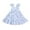 Blue, variant on Happy Town Kids Toddler Girls Dress Princess Sleeveless Beach Butterfly Sundress