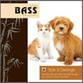 thumbnail image 4 of Style & Detangle Pet Brush Alloy Pin Pure Bamboo Handle Medium Oval Dark Finish Model A9-DB, 4 of 4