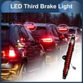 thumbnail image 2 of Luces de freno LED únicas para Ford Mustang 2010-2014, impermeables, con carcasa de plástico negra, 2 of 7