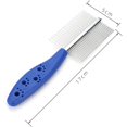 thumbnail image 2 of Cat Comb, Dog Combs, Stainless Steel Pet Comb, Pet Grooming Comb, Round Tooth Dog Comb, 2 of 5