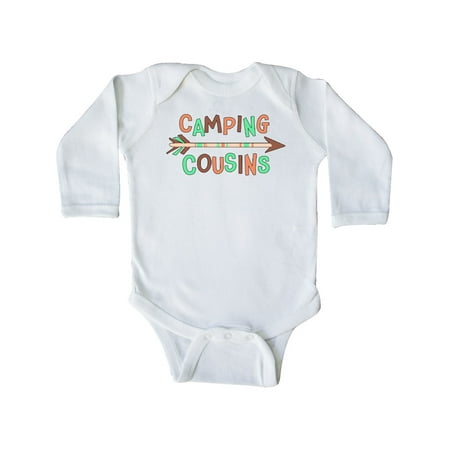 

Inktastic Camping Cousins- arrow Gift Baby Boy or Baby Girl Long Sleeve Bodysuit