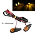 thumbnail image 2 of Ashata Motorcycle Turn Signal Light, Motorcycle Indicator,2pcs LED Motorcycle Flush Mount Turn Signal Light Motorbike Indicator Lamp Amber, 2 of 8
