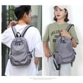 thumbnail image 3 of New Lightweight Waterproof Solid Color Oxford Travel Male Backpacks Mini Men's Backpack Small Shoulder School Bag BLACK, 3 of 8