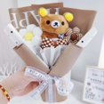 thumbnail image 1 of Graduate Teddy Bear Stuffed Animal Plush Toy Lover Rilakkuma With graduation Flower Bouquet Gift Box Birthday Graduation Gifts, 1 of 4