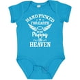thumbnail image 3 of Inktastic Handpicked for Earth by My Pappy in Heaven with Angel Wings Boys or Girls Baby Bodysuit, 3 of 5