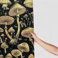 thumbnail image 3 of Orinice Mushrooms Gold Foiling Bathroom Decor Set with Hooks, Colorful Luxurious Graphic Print Polyester Fabric Fashion Shower Curtain Set, 100% Polyester Washable Shower Curtain 69x72, 3 of 7