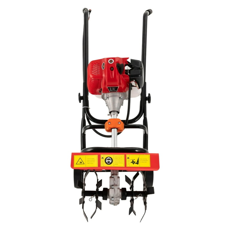 52CC Mini Gas Powered Garden Rototiller, 2 Stroke Air-Cooled
