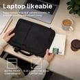 thumbnail image 5 of Behome Laptop Bag, 14.1-15.4 Inch Laptop Bag Computer Bag for Men & Women, Adjustable Shoulder Strap, Great for Transporting From Home to Office, Extra Pockets, Black, 5 of 8