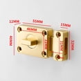 thumbnail image 5 of Brand New Barn Door Door Latch Aluminium Alloy Burglar Proof Screws Jewelry Box Kitchen Cabinet Locking Solution, 5 of 5