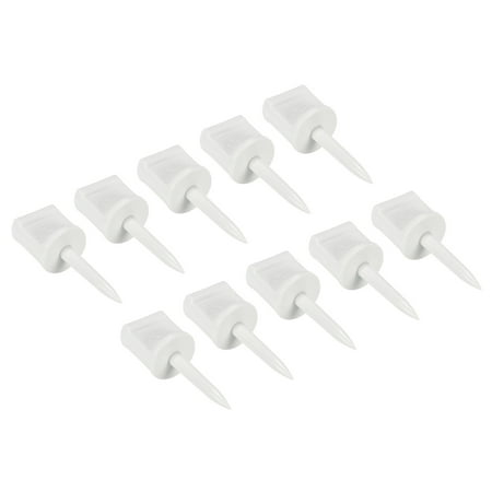 Nylon Archery Target Pins for Holding Target Paper Face White 20 Pack