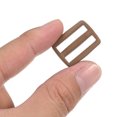 thumbnail image 4 of Unique Bargains Olive Green Tri-Glide Slide Buckles Webbing Strap Fastener (100 Pack), 4 of 5