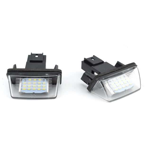 Sidaley 1 par de luces LED para matrícula, placas de repuesto para coche, ensamblajes de faros delanteros, reemplazo de accesorios de vehículo para Bombillas para automóviles Sidaley CZ8212-00B