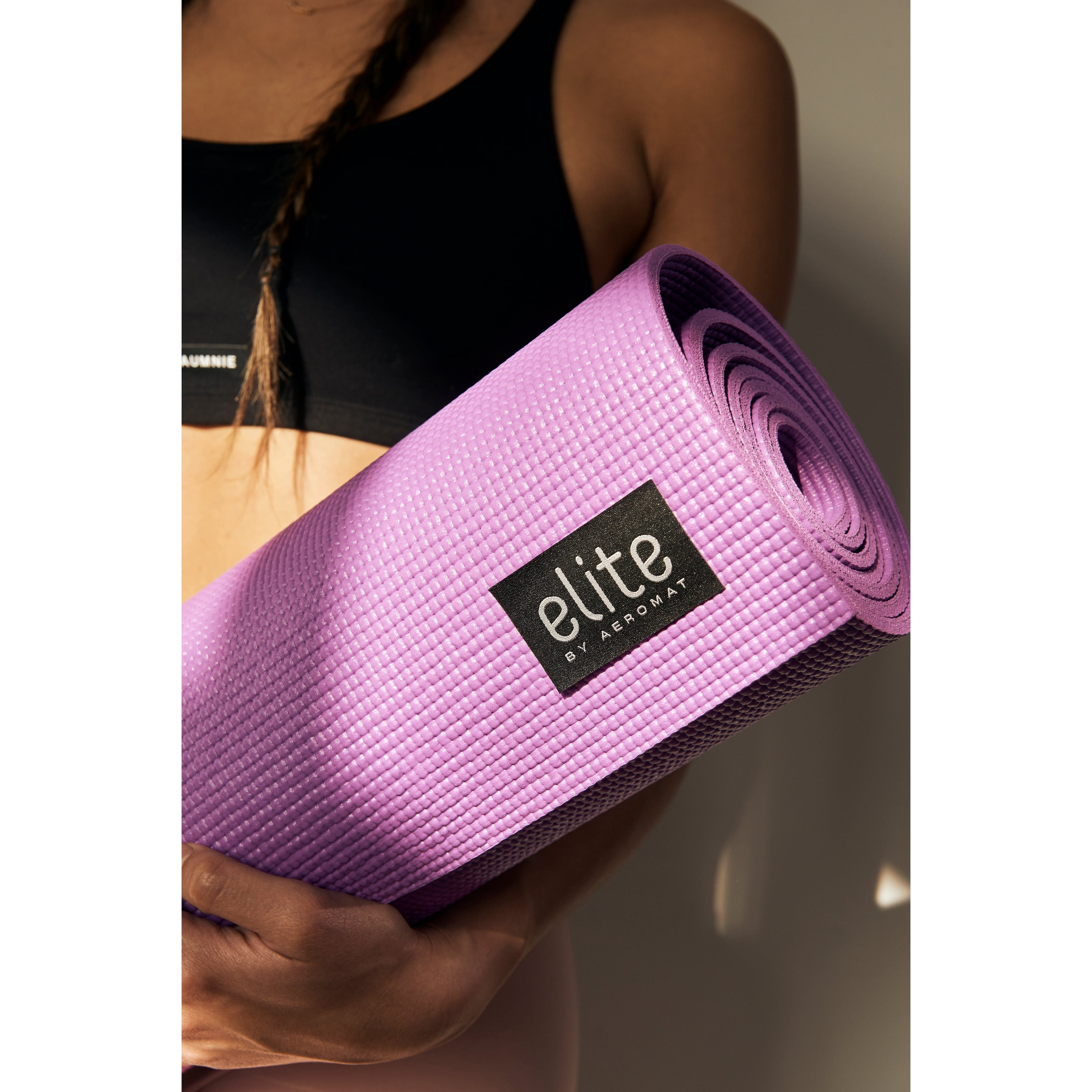 Elite Yoga / Pilates Aeromat, 1/4"x24"x72" - Black