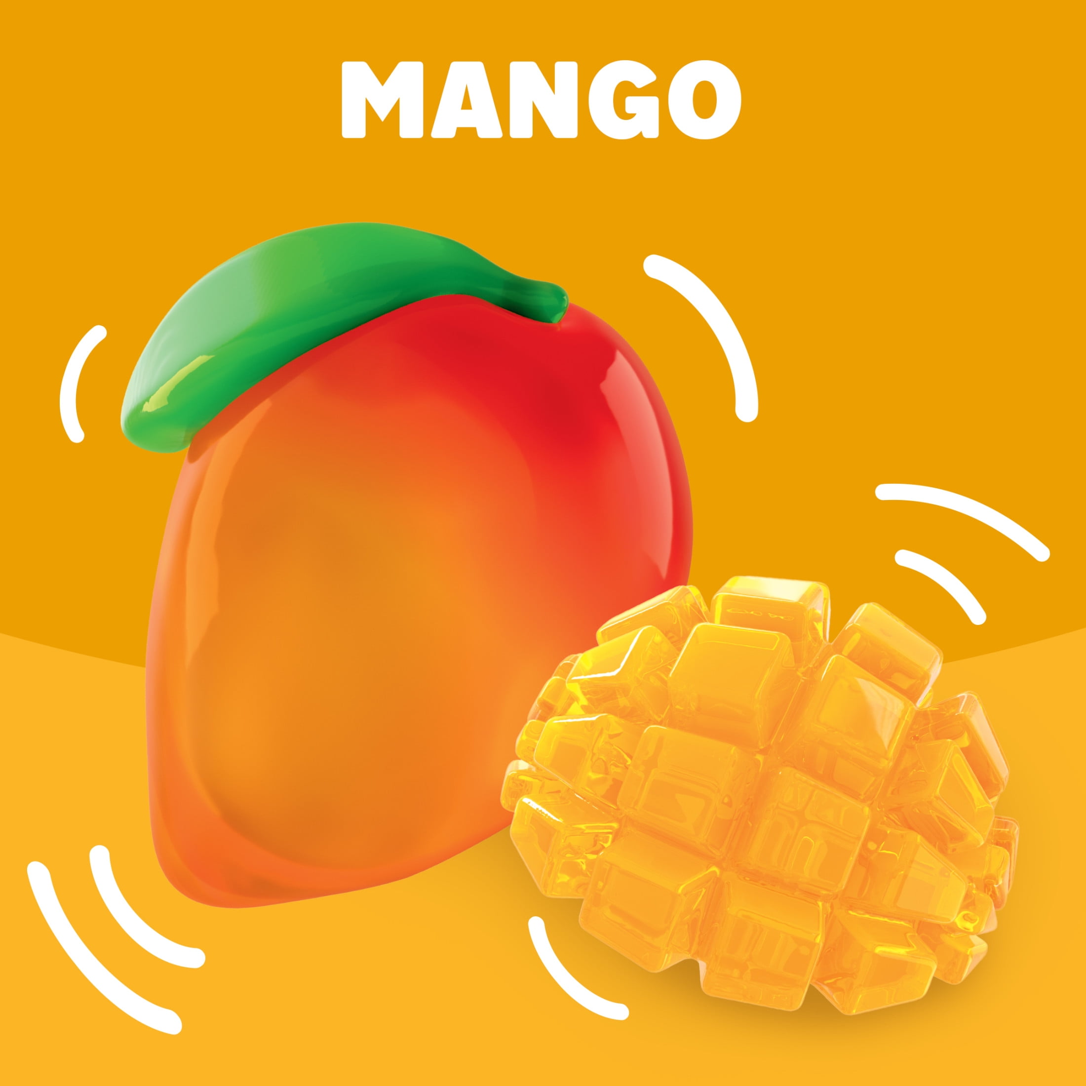 Jell-O Mango Artificially Flavored Gelatin Dessert Mix, 3 oz Box