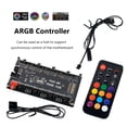 thumbnail image 4 of Tmvgtek Controlador Pwm Led Pc Fan Hub 5V 3 Pines Argb Refrigeración Aura Adaptador Divisor, 4 of 9