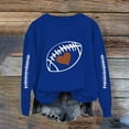 thumbnail image 2 of NMMUED Fall Tops for Women, Womens Fall Clothing, Workout Tops for Women, Fall Sweatshirts for Women, Graphic Sweatshirts for Women, Blue XXL, 2 of 6