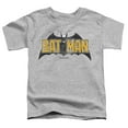 thumbnail image 2 of Batman Vintage Bat Logo On Gray Kids T Shirt (3) for Youth Toddler Boys and Girls, Athletic Heather, 2 of 5