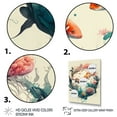 thumbnail image 3 of Designart Cute Fish Floral Art II Canvas Wall Art, 3 of 5