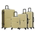 thumbnail image 4 of InUSA AURUM 4-Piece Hardside Luggage Sets with Spinner Wheels, Handle and Trolley, (20"/24"/28"/32"), Champagne, 4 of 10