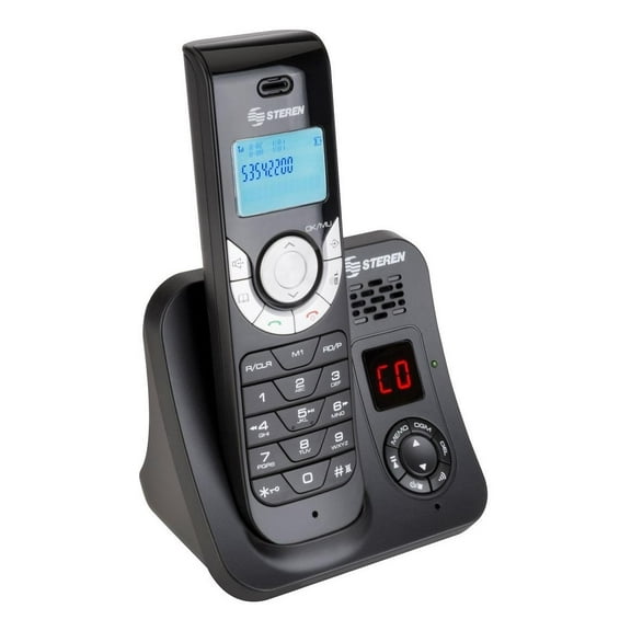 Teléfono Inalámbrico Steren DECT 6.0 Con Contestadora TEL-2480