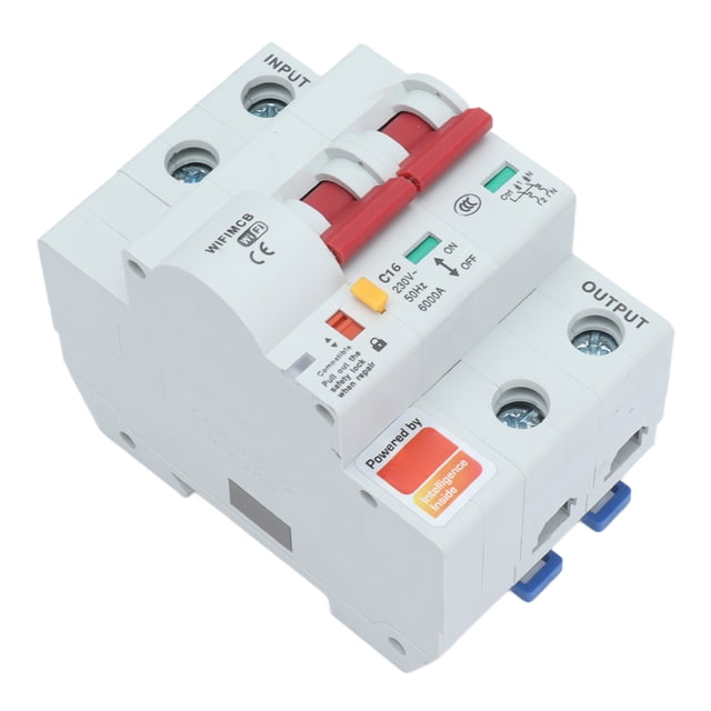 Smart Circuit Breaker, 2P Safe Remote Control Switch AC220V Overcurrent Protection For Solar PV System For Power Supply 16A,20A,25A,32A,40A,63A,80A,100A,125A
