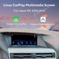 thumbnail image 4 of ZWNAV Ultra Narrow 10.25 inch 1920 * 720 Car Radio for Lexus RX 2009-2012 Linux CarPlay Multimedia Screen Audio Stereo Upgrade Touch Screen Bluetooth Head Unit, 4 of 11