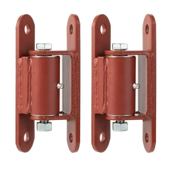 2pc Industrial Gate Hinges Metal Construction Bearing Rustproof Coating