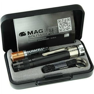Maglite LED Flashlight, 3 D Cell, Black Aluminum, Batteries Not