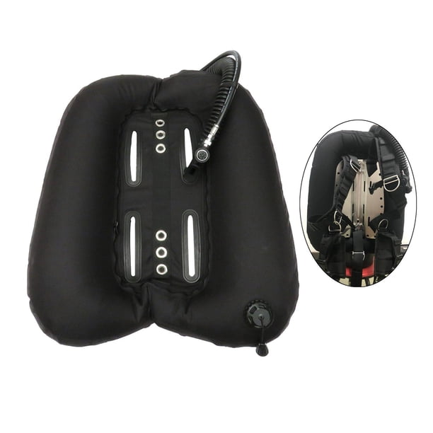 Tanque de Buceo con Ala de Donut, Equipo de Buceo, Equipo de 45 , BCD, compensador de flotabilidad, Conjunto de BCD de Buceo para Hombres y Negro