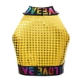 thumbnail image 2 of inhzoy Kids Girls Glitter Dance Crop Vest Sleeveless Tank Tops, 2 of 4